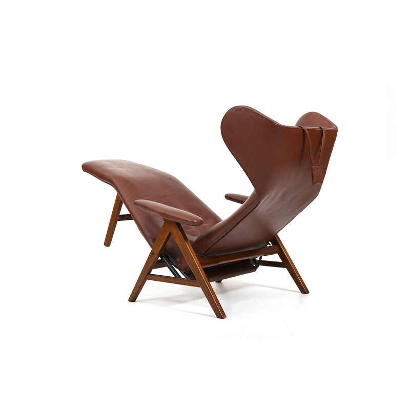 Vintage teak armchair by Henry W. Klein for Bramin, 1950s