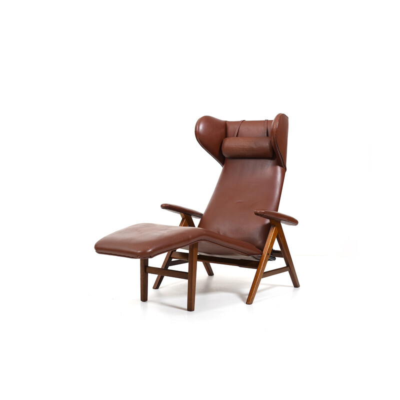Vintage teak armchair by Henry W. Klein for Bramin, 1950s