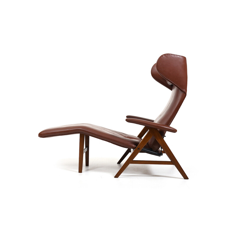 Vintage teak armchair by Henry W. Klein for Bramin, 1950s