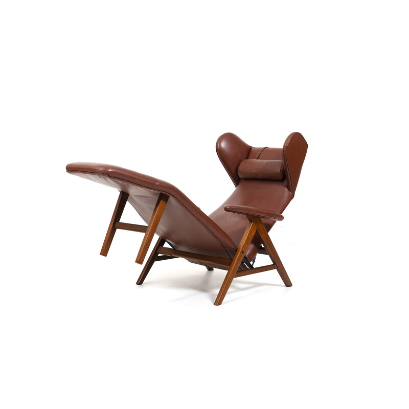 Vintage teak armchair by Henry W. Klein for Bramin, 1950s