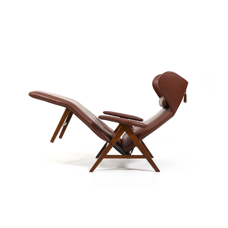 Vintage teak armchair by Henry W. Klein for Bramin, 1950s