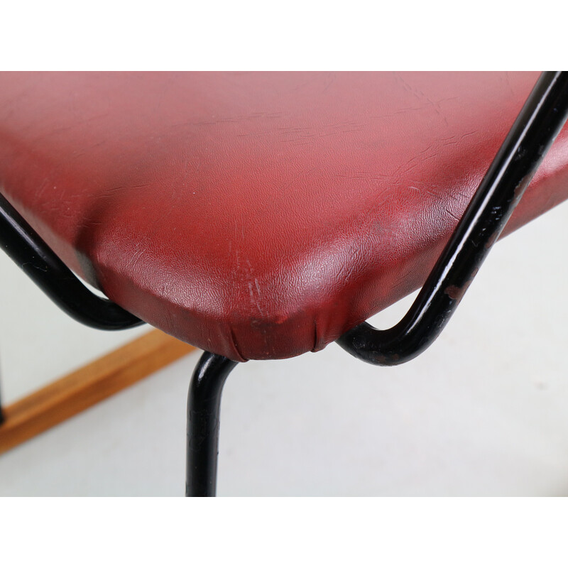 Vintage schommelstoel van Wh Gispen voor Kembo, Nederland 1950