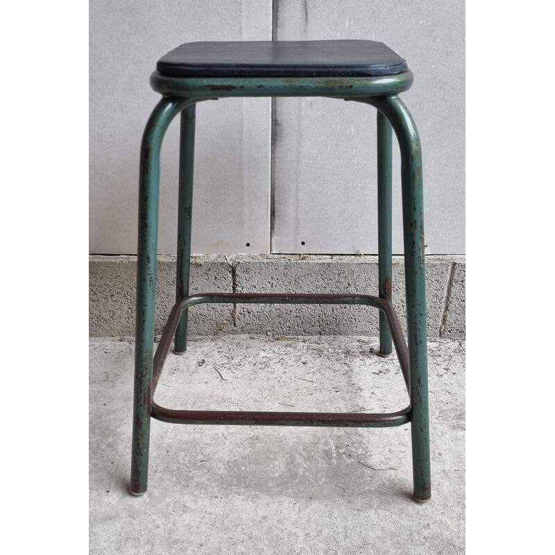 Set of 6 vintage industrial stools by Gaston Cavaillon for Mullca