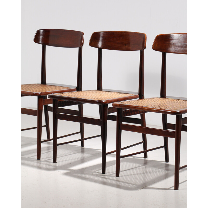 Set of 4 vintage Lucio Costa chairs by Sergio Rodrigues, 1956