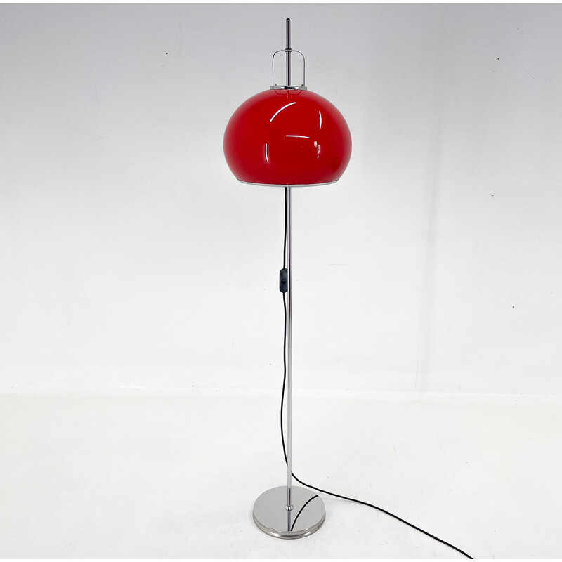 Vintage adjustable floor lamp by Guzzini for Meblo, Italy 1970s