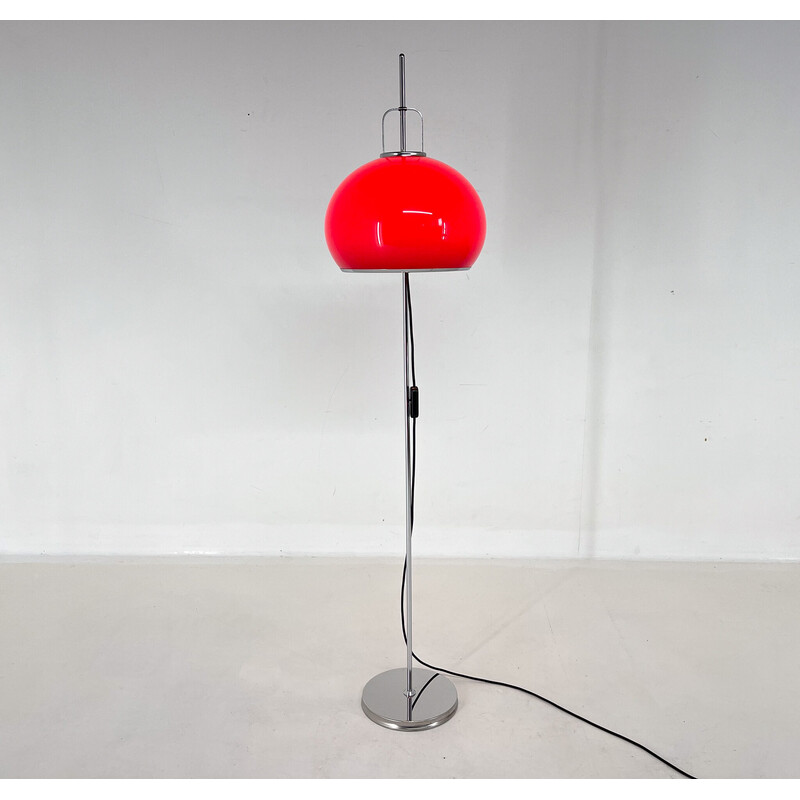 Vintage adjustable floor lamp by Guzzini for Meblo, Italy 1970s