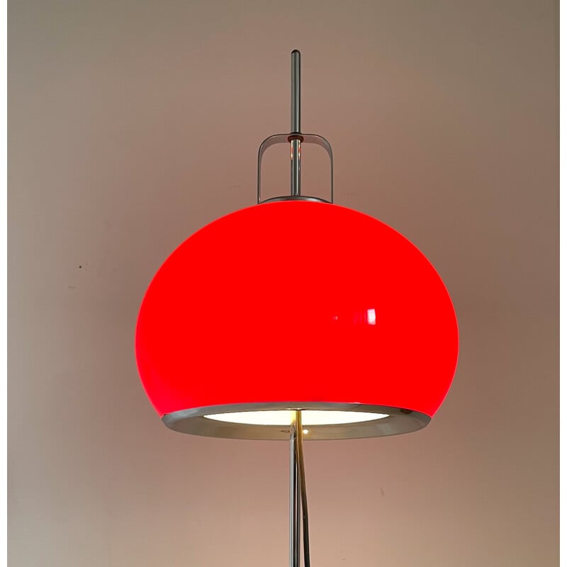 Lampadaire réglable vintage par Guzzini pour Meblo, Italie 1970