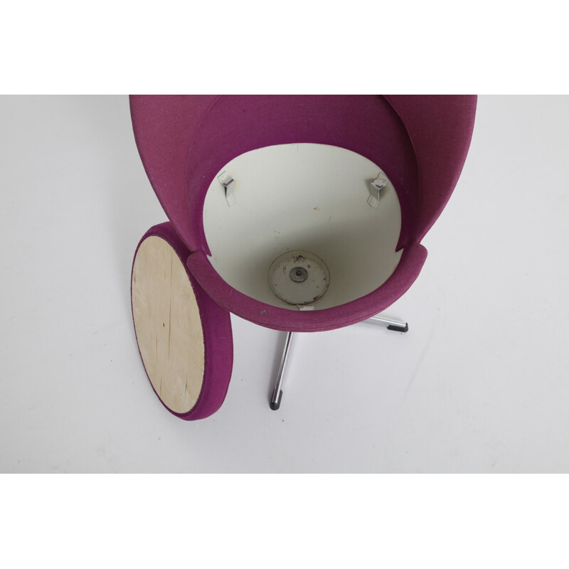 Chaise "Cone" violette, Verner PANTON - années 60