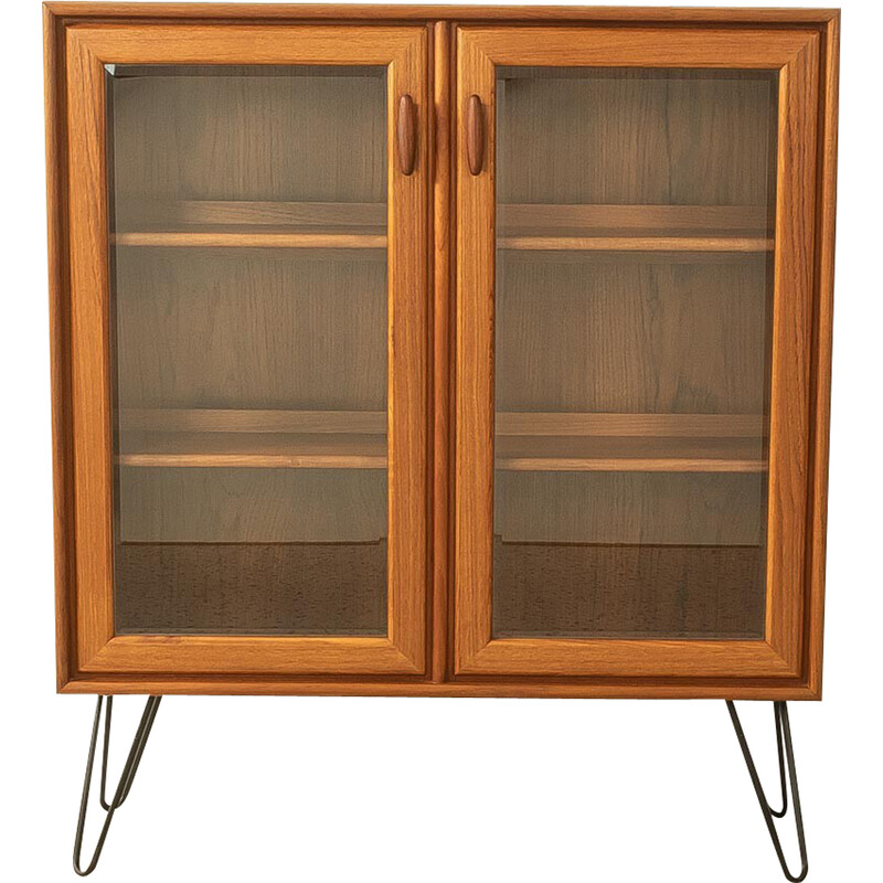 Vintage teak veneer showcase for Heinrich Riestenpatt, Germany 1960