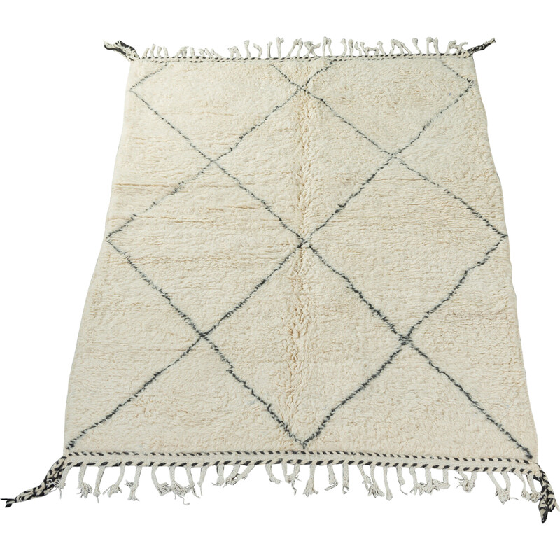Vintage Midi Beni IV rug in wool for Berber Rug