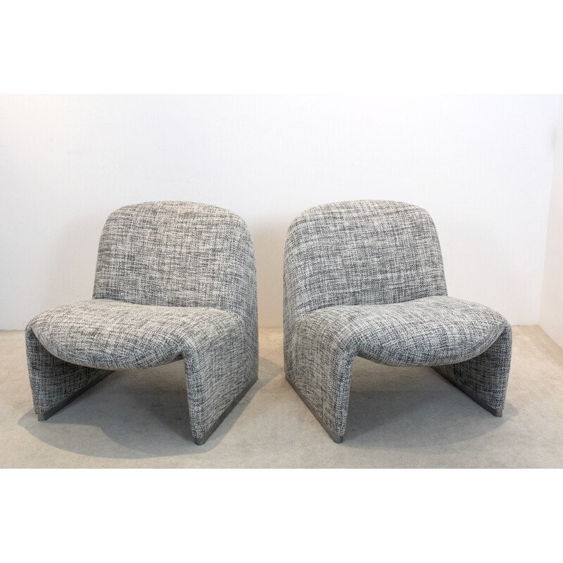 Pair of vintage Alky chairs by Giancarlo Piretti for Artifort, 1970