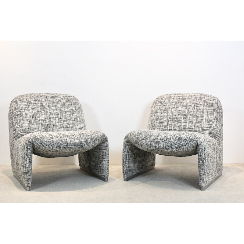Pair of vintage Alky chairs by Giancarlo Piretti for Artifort, 1970