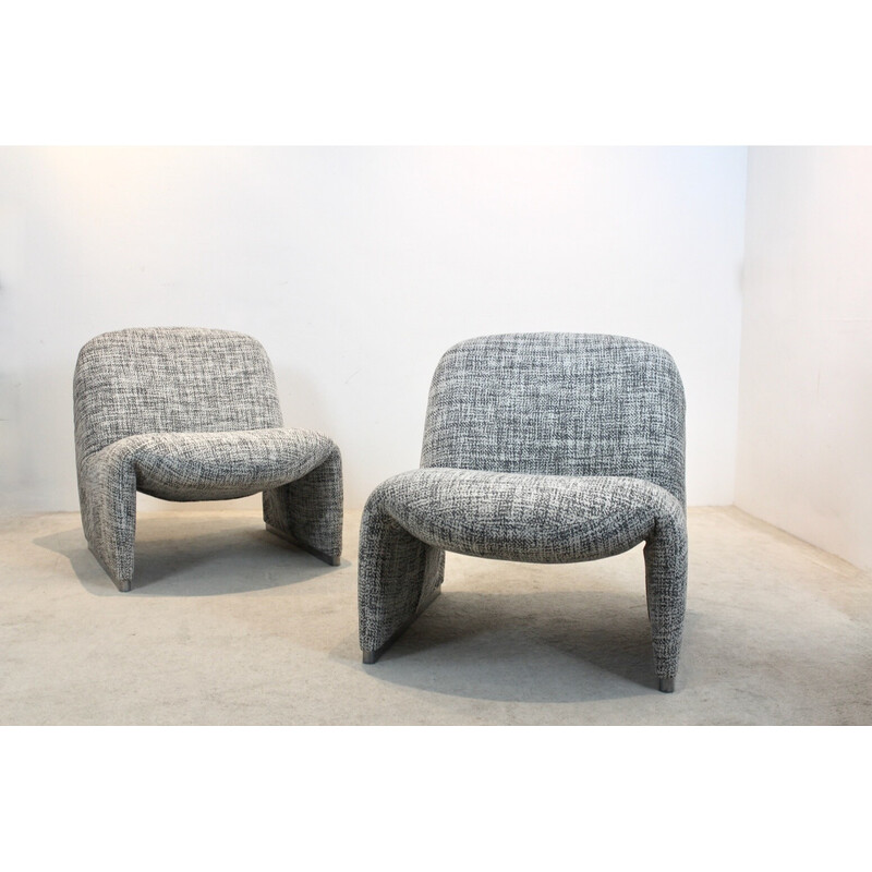 Pair of vintage Alky chairs by Giancarlo Piretti for Artifort, 1970