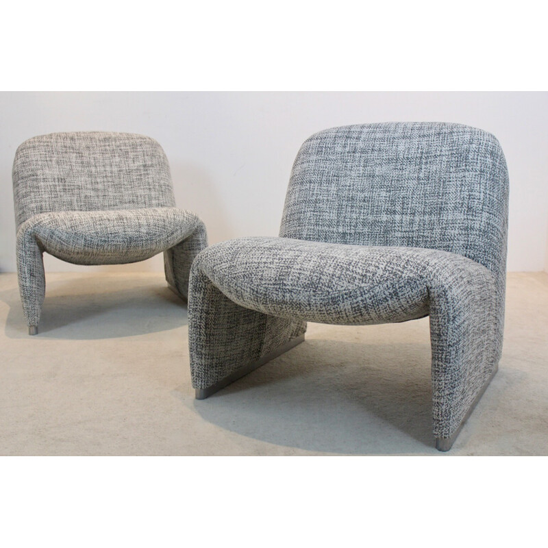 Pair of vintage Alky chairs by Giancarlo Piretti for Artifort, 1970