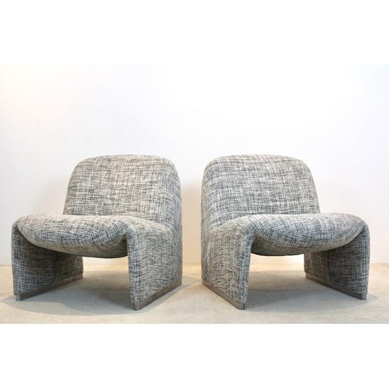 Pair of vintage Alky chairs by Giancarlo Piretti for Artifort, 1970