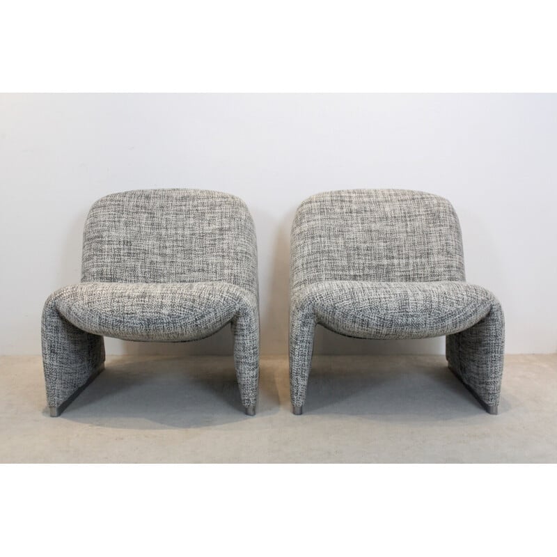 Pair of vintage Alky chairs by Giancarlo Piretti for Artifort, 1970