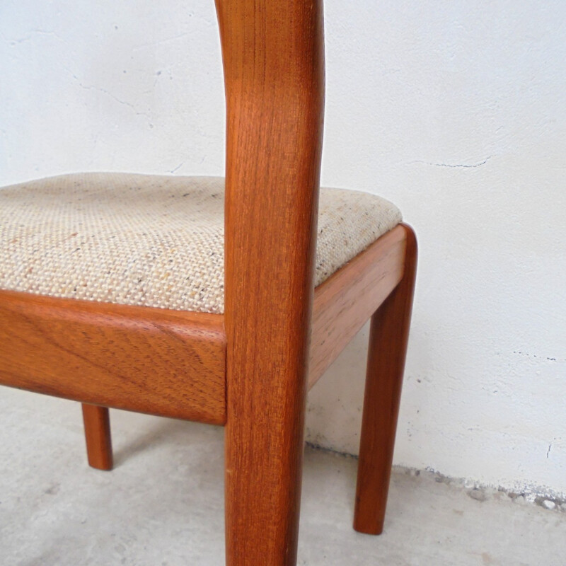 Série de 4 chaises danoises Dyrlund - 1960
