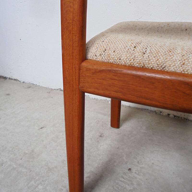 Série de 4 chaises danoises Dyrlund - 1960
