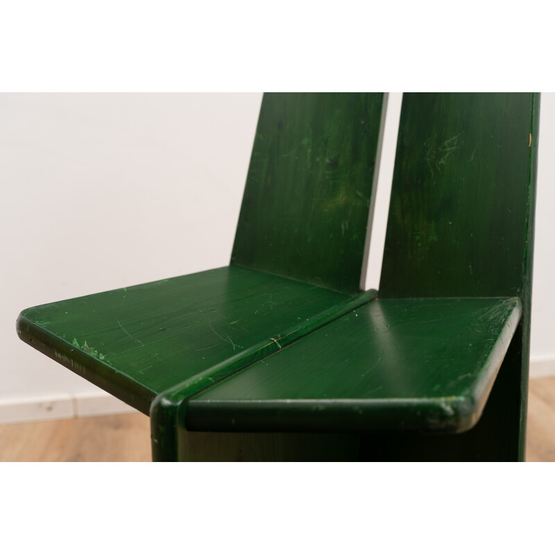 Juego de 4 sillas vintage de madera de pino de Gilbert Marklund para Furusnickarn AB