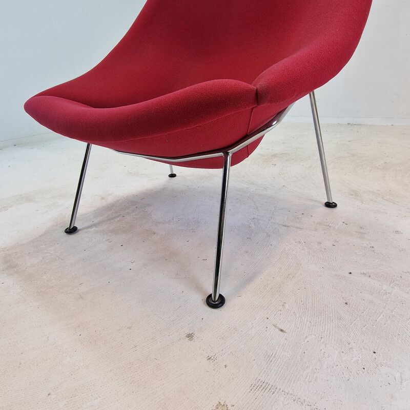 Chaise vintage Oyster en métal chromé par Pierre Paulin pour Artifort, 1980