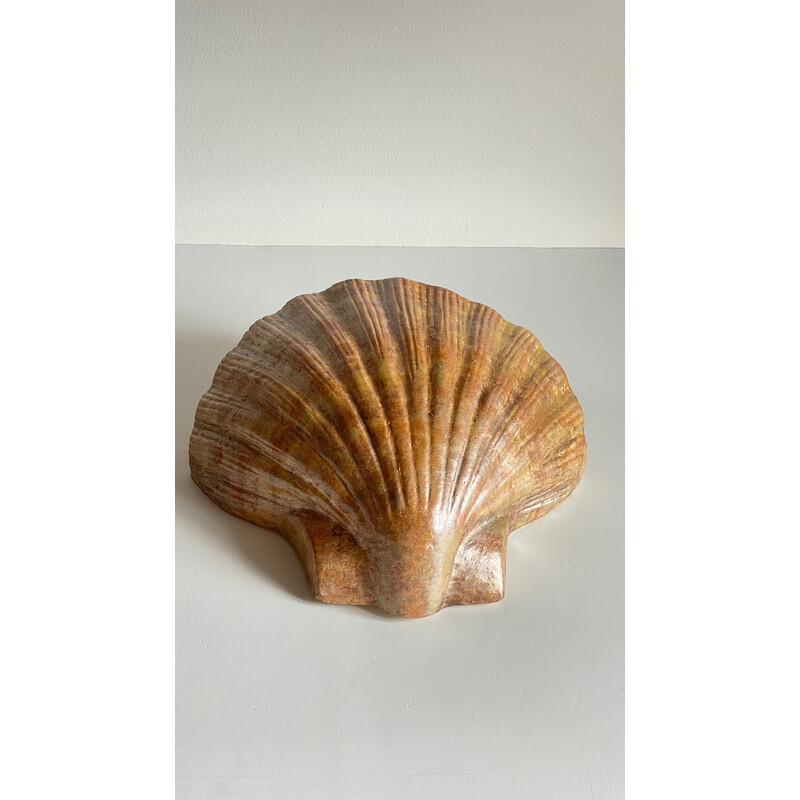 Vintage wall shells in enamelled plaster by Aljezur, Portugal