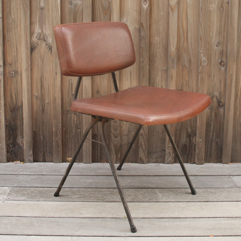 Vintage fauteuil van Pierre Guariche voor Minvielle