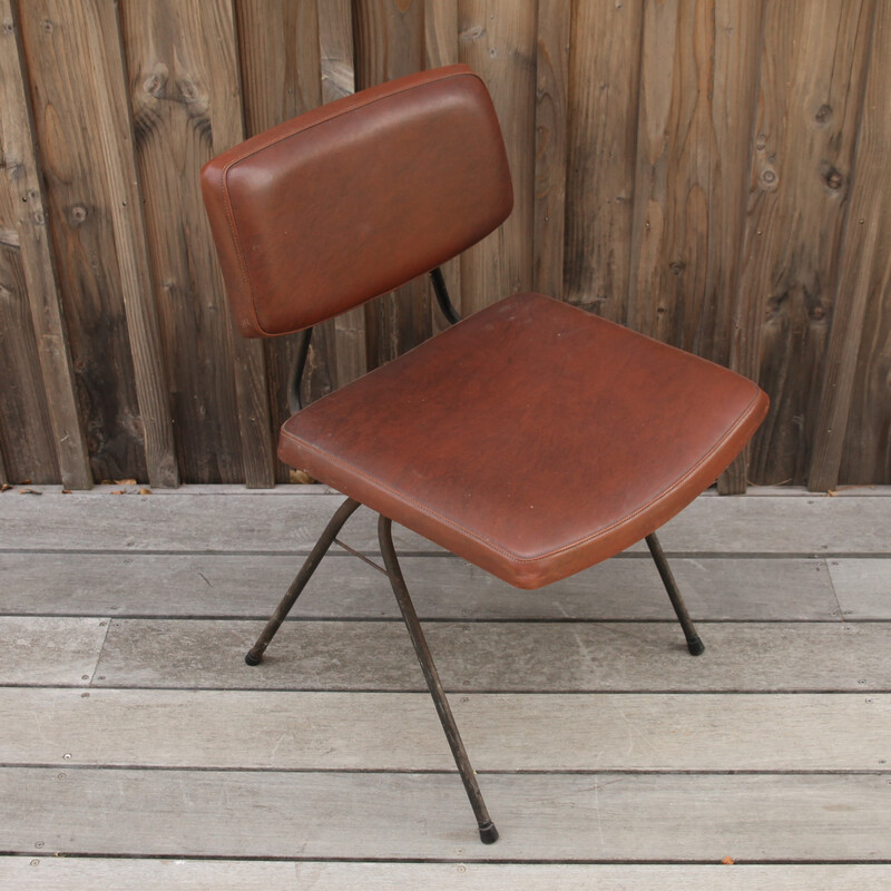 Vintage fauteuil van Pierre Guariche voor Minvielle