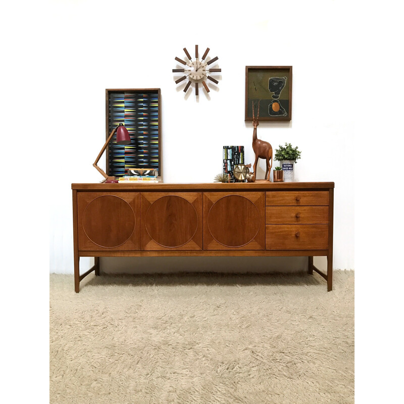 Mid century 'Nathan Circles' sideboard by Patrick Lee for Natan Furniture - 1960s