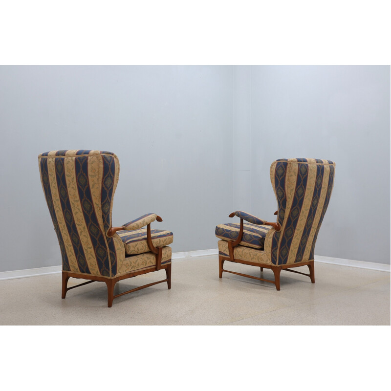 Pair of vintage armchairs by Paolo Buffa for Framar, 1950