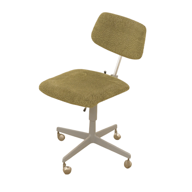 Vintage plastic and iron swivel chair for Kovona, Czechoslovakia 950