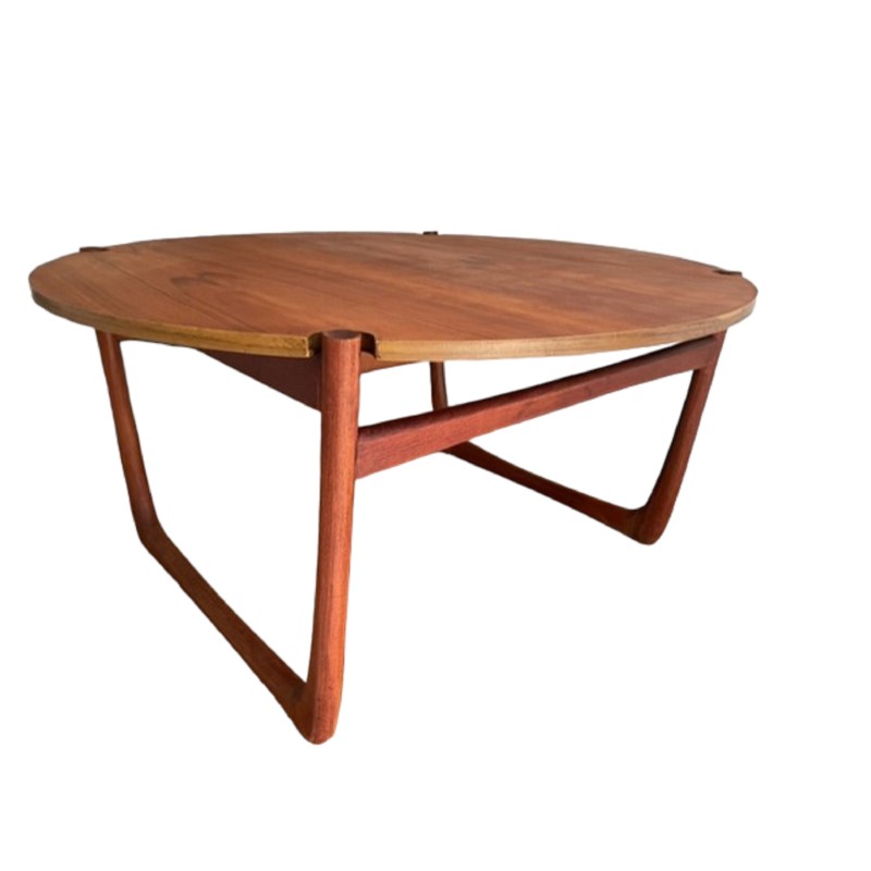 Vintage teak coffee table by Peter Hvidt and Orla Mølgaard for France and Son, 1960