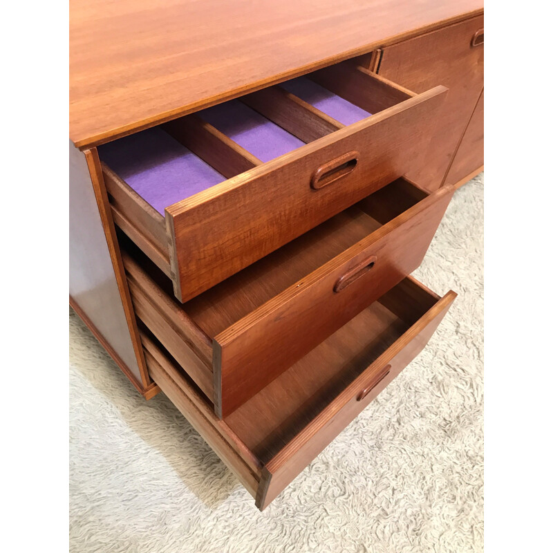 Mid-century Avalon Yatton sideboard with many storage spaces - 1960s