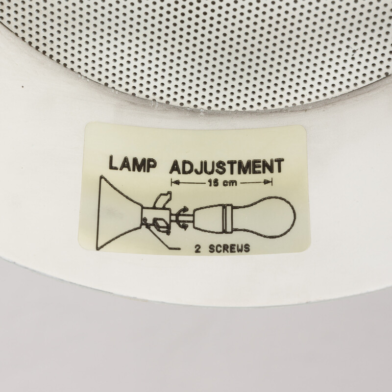 Vintage Ph Snowball hanglamp van Poul Henningsen voor Louis Poulsen, Denemarken 1980