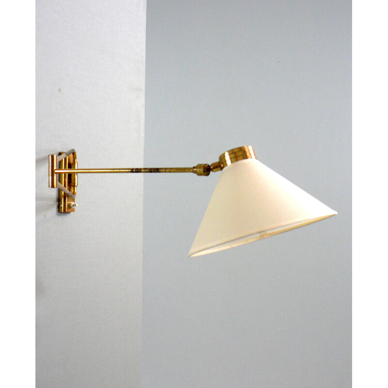 Double-armed Lunel wall lamp by  René Mathieu - 1950s