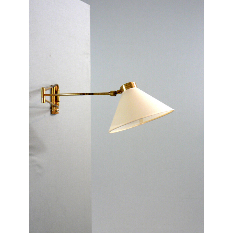 Double-armed Lunel wall lamp by  René Mathieu - 1950s