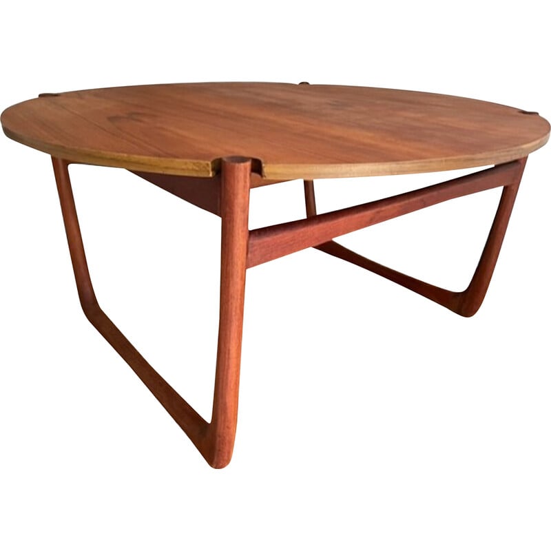 Vintage teak coffee table by Peter Hvidt and Orla Mølgaard for France and Son, 1960