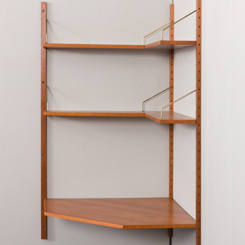 Vintage teak wall unit by Poul Cadovius for Cado, Denmark 1960