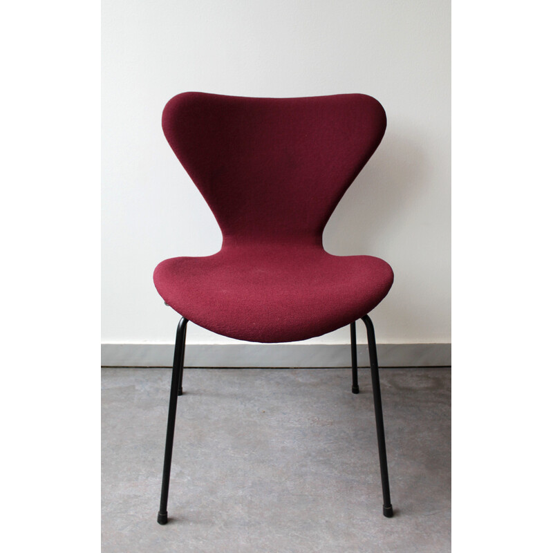 Lot de 4 chaises vintage série 7 par Arne Jacobsen pour Fritz Hansen, Danemark 1967