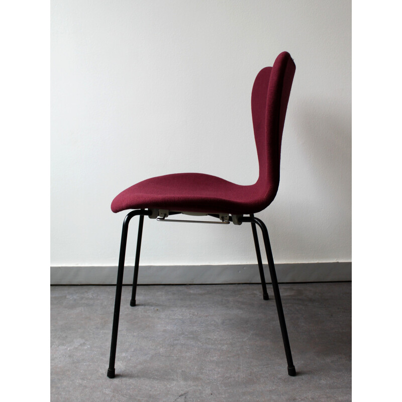 Lot de 4 chaises vintage série 7 par Arne Jacobsen pour Fritz Hansen, Danemark 1967