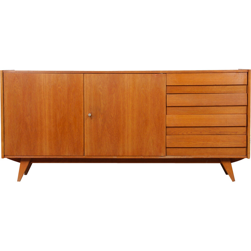 Vintage model U-460 sideboard by Jiroutek for Interier Praha, Czechoslovakia 1960