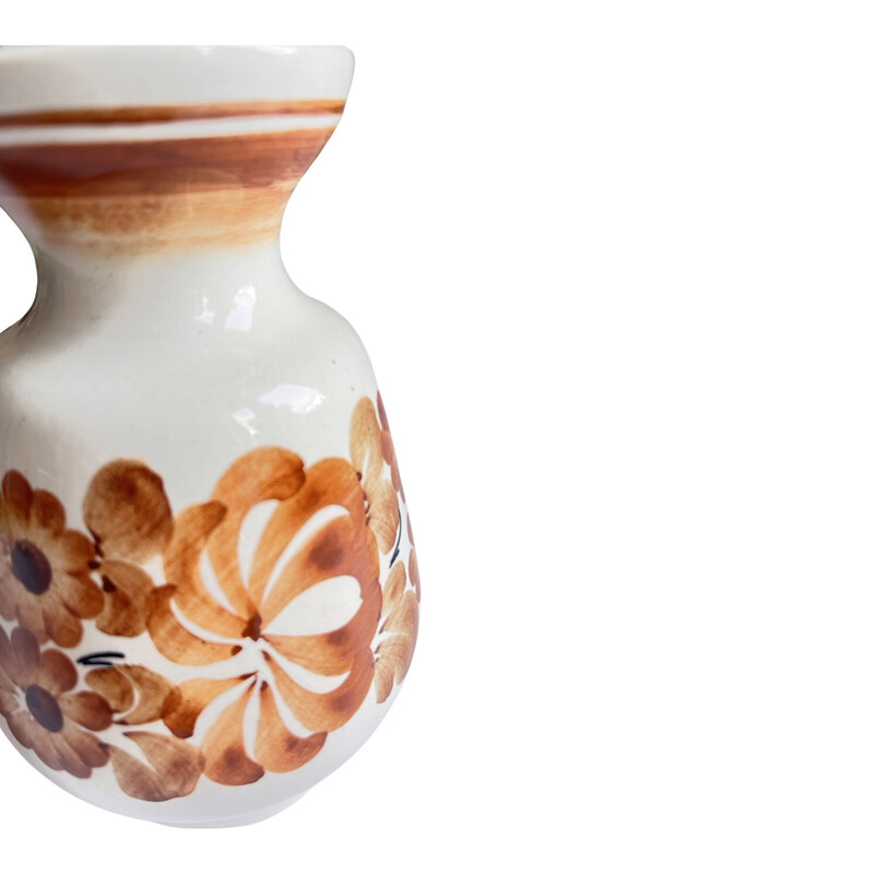 Vintage earthenware vase by Zakłady Fajansu, Poland 1970