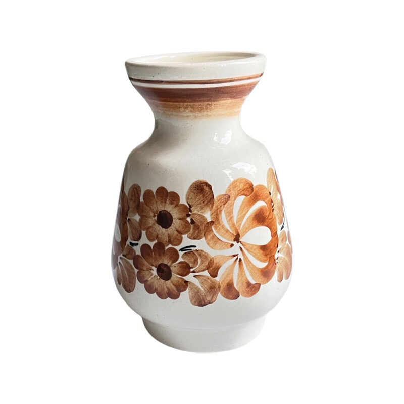 Vintage-Vase aus Steingut von Zakłady Fajansu, Polen 1970