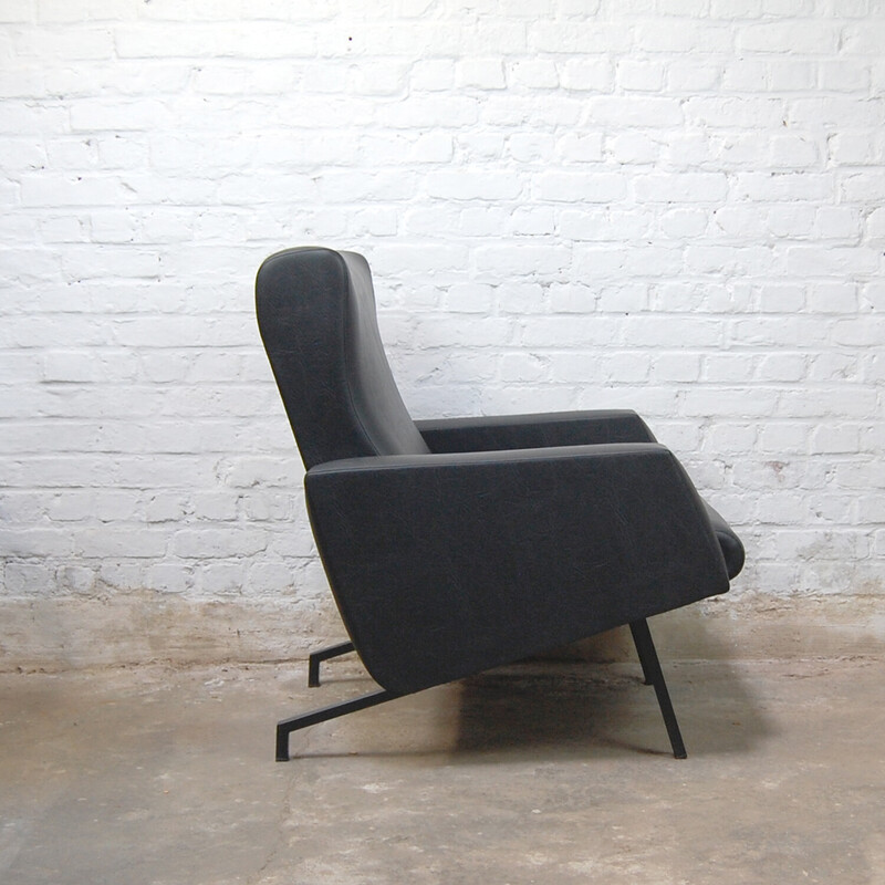 Vintage houten "Miami" fauteuil van Pierre Guariche voor Meurop, 1959