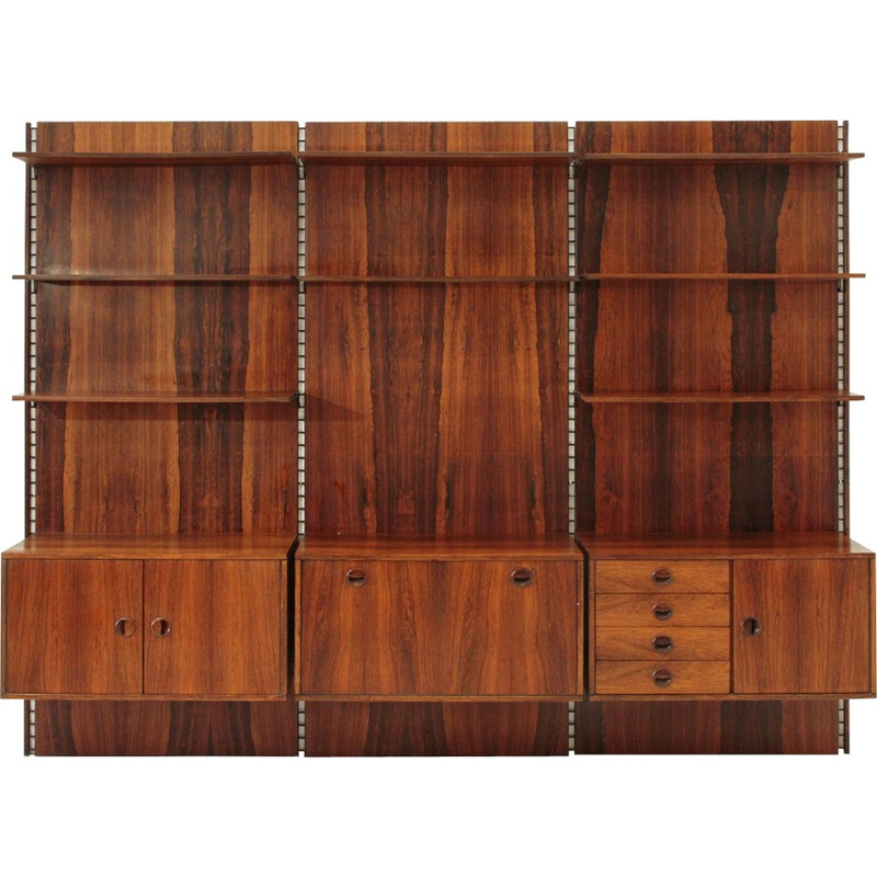 Italian rosewood wall unit - 1960s