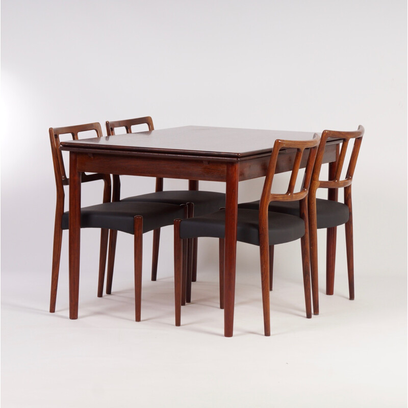 Rosewood danish dining table - 1960s