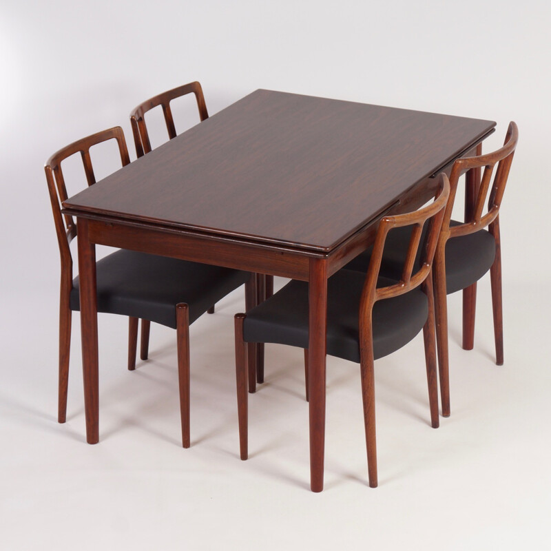 Rosewood danish dining table - 1960s