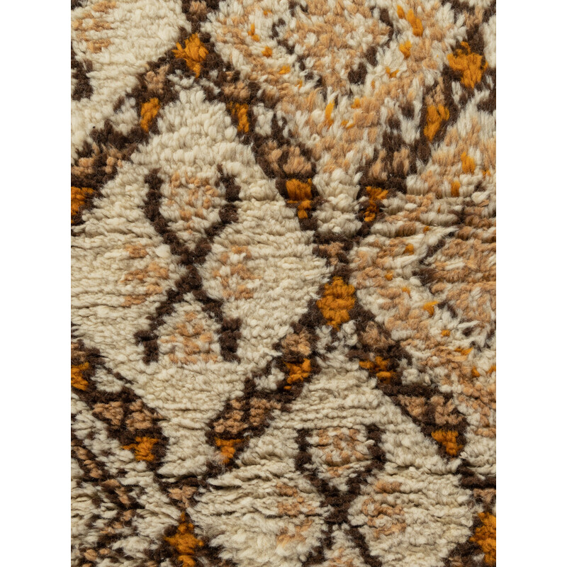 Vintage Berber velvet rug, Tunisia 1960
