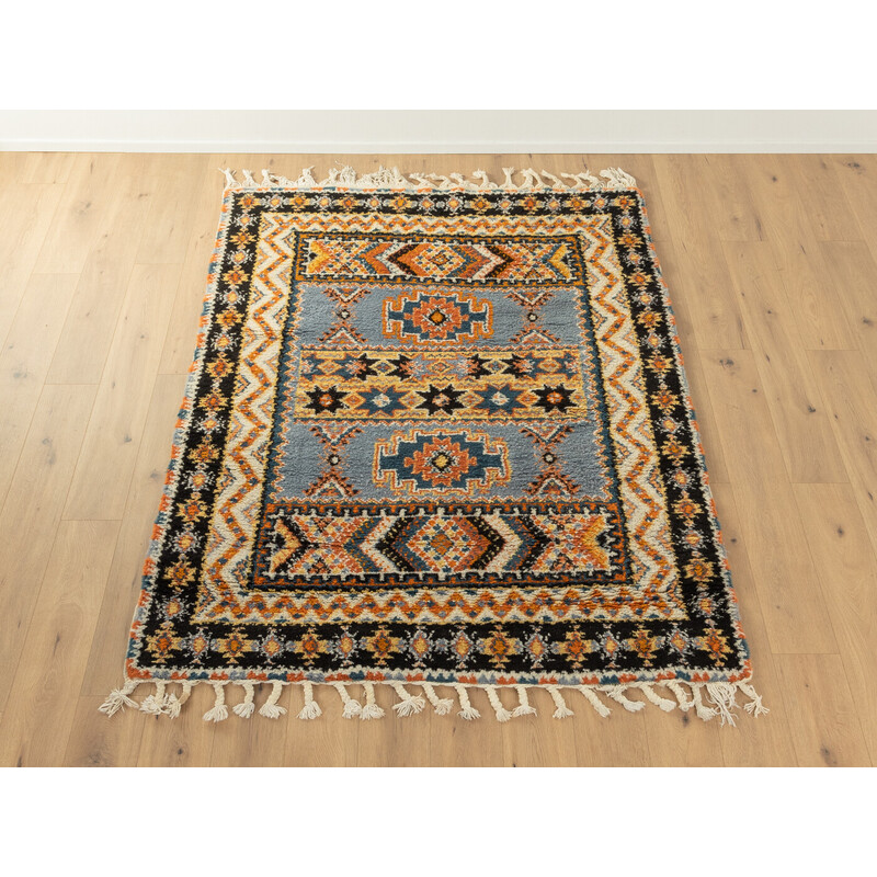 Tapis berbère vintage 174 x 260 en velours, Maroc 1960