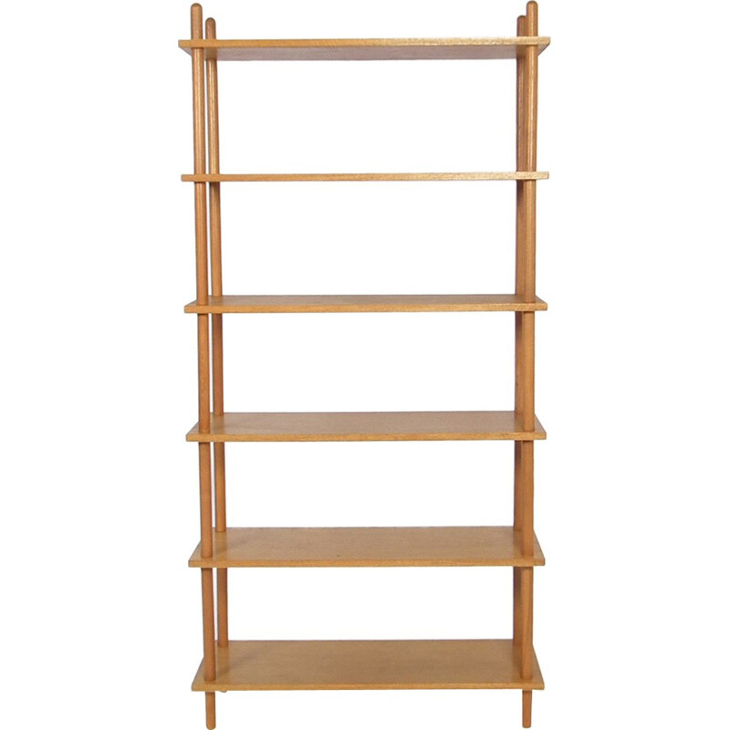 Shelving system in birch - 1950s