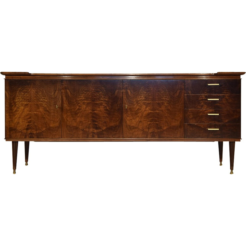 Mid-century Poly-Z walnut sideboard by A.A. Patijn for Zijlstra Joure - 1950s